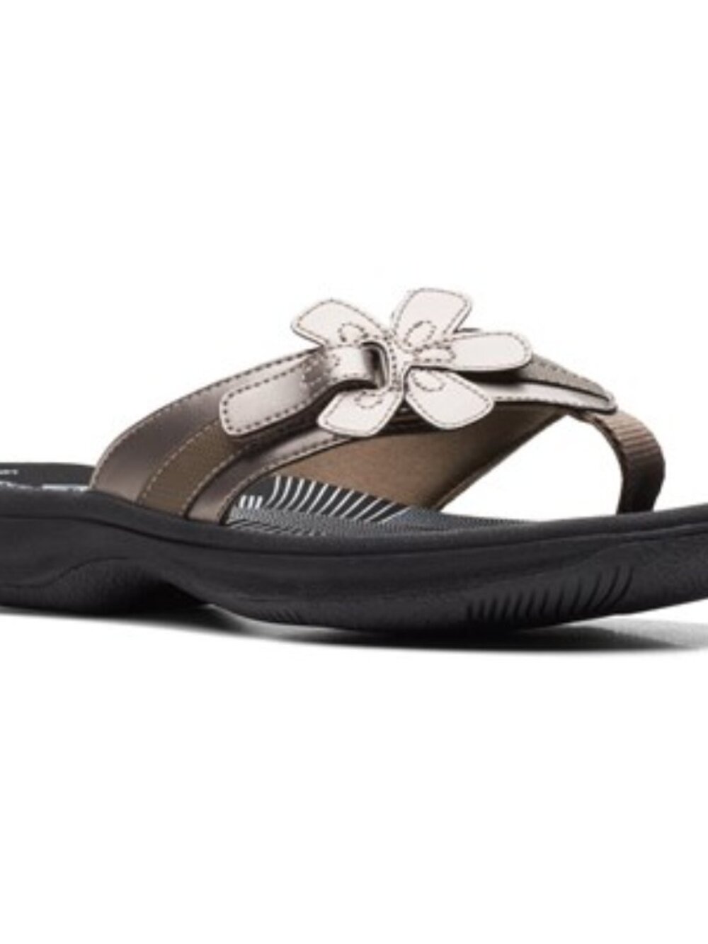 Clarks - Womens Brinkley Flora Shoes, size 8 US womens, color black/tan